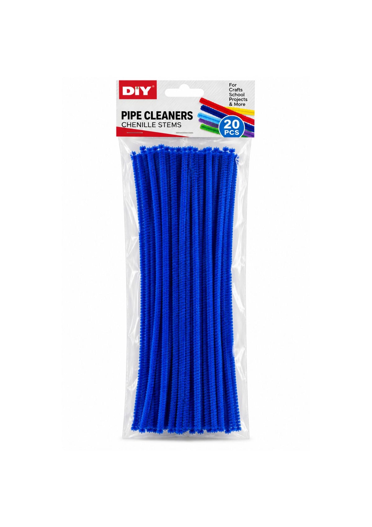Pipe Cleaners / Chenille Stems – Assorted Colors, 20 PCS