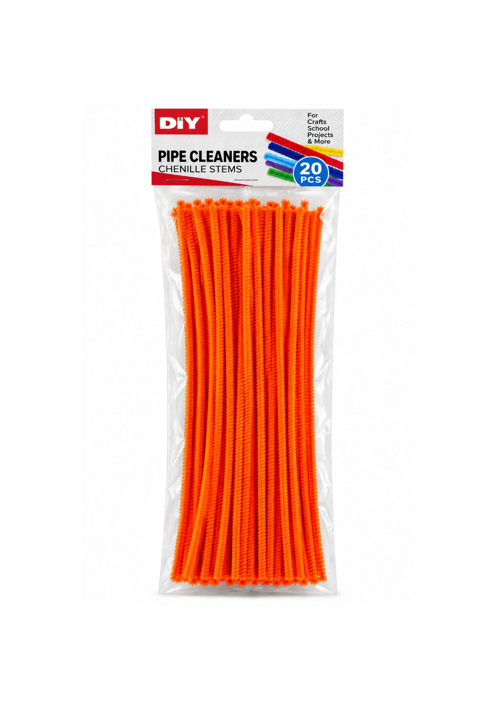 Pipe Cleaners / Chenille Stems – Assorted Colors, 20 PCS