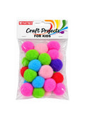 COLOURFUL CRAFT POM POMS FOR KIDS