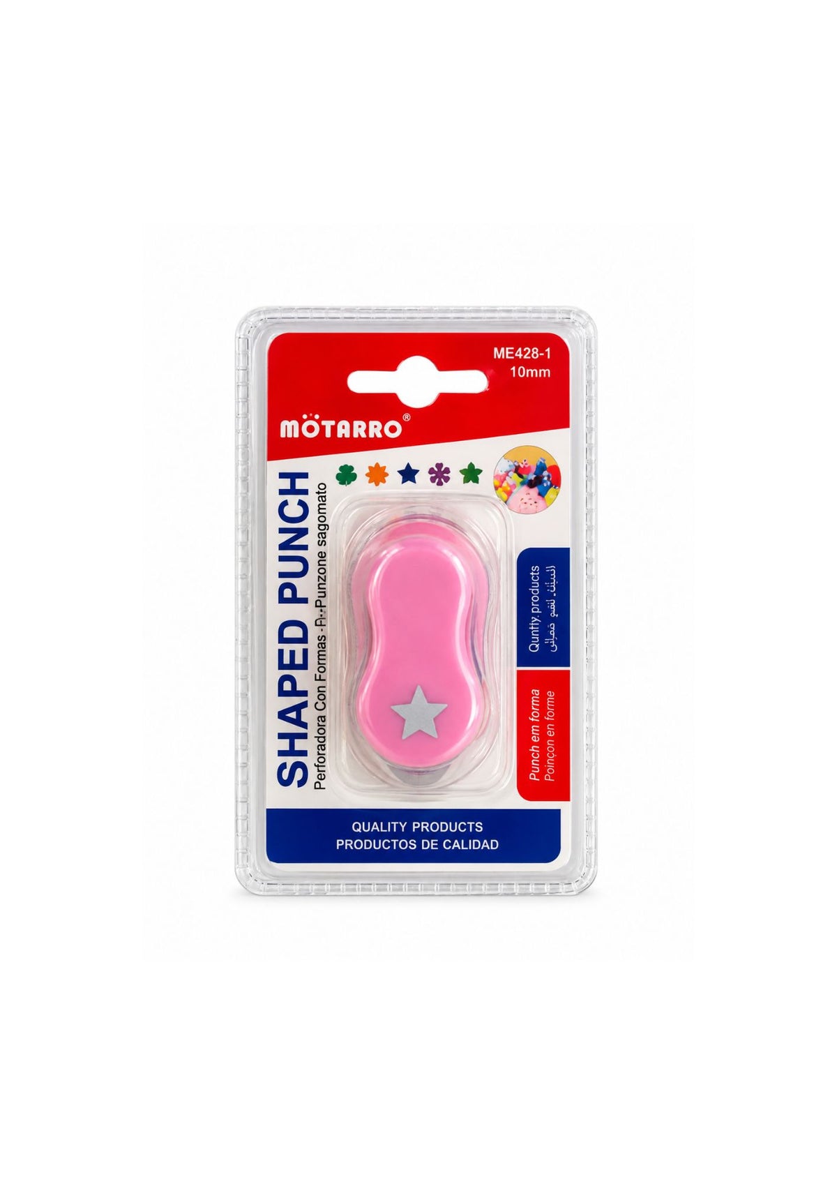 MÖTARRO Shaped Craft Punch – Star Shape, 10mm