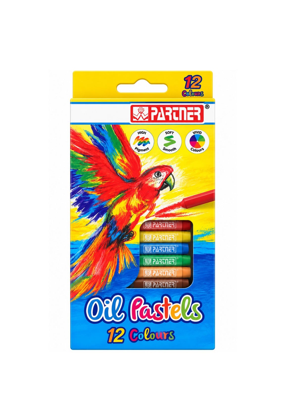 OIL PASTELS – 12 COLOURS