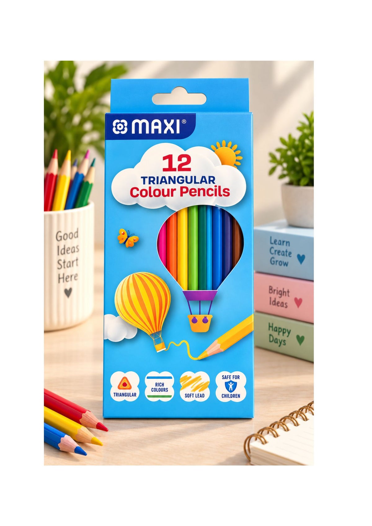 TRIANGULAR COLOUR PENCILS