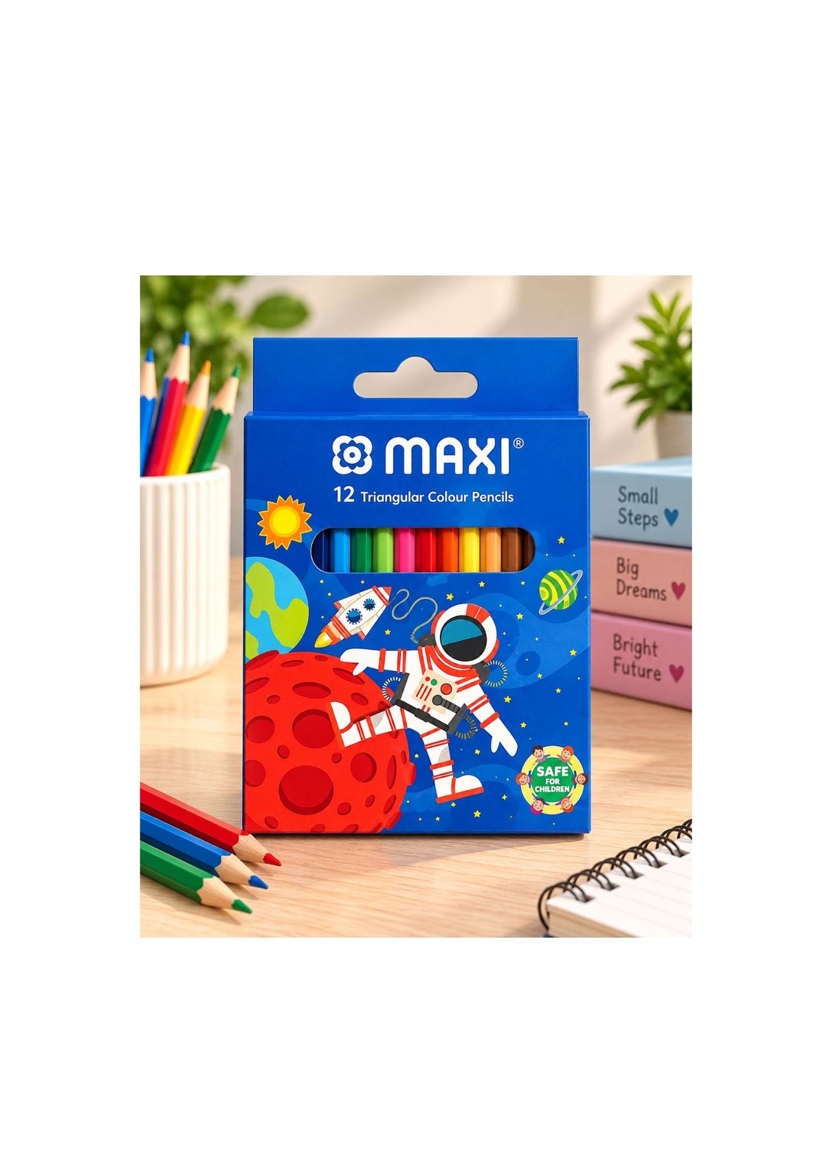 TRIANGULAR COLOUR PENCILS – SPACE DESIGN