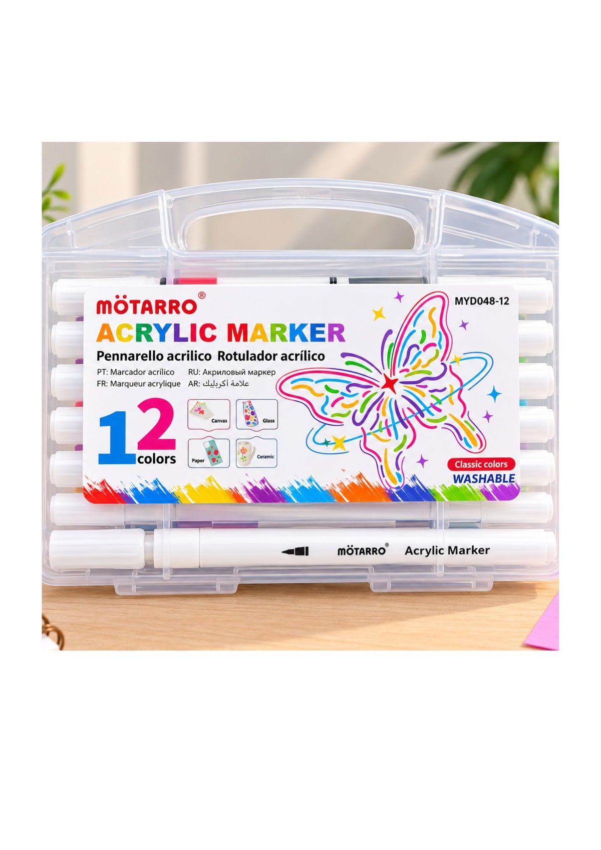 COLOUR ACRYLIC MARKER SET