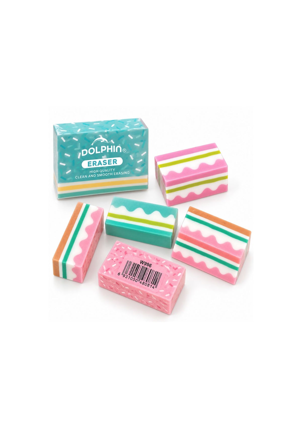 COLOURFUL CUTE DESIGN ERASER