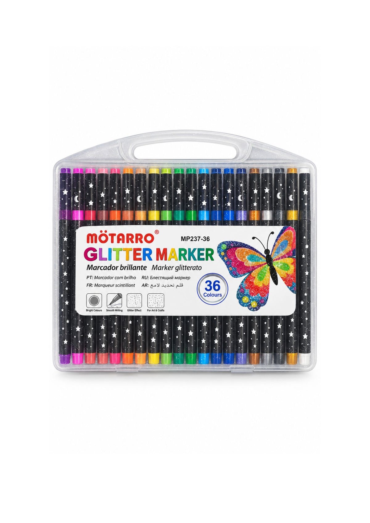 GLITTER MARKER SET